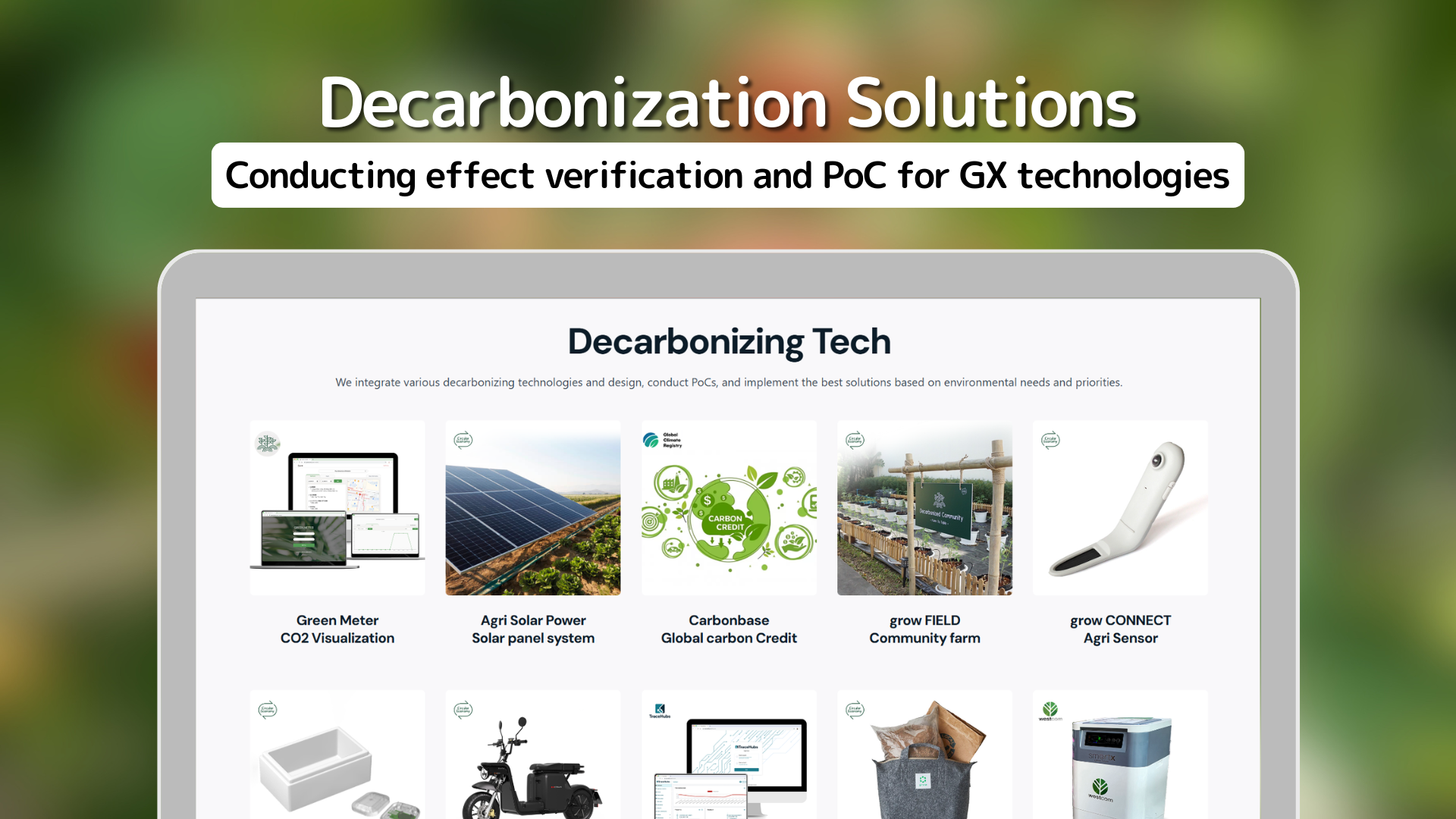 Decarbonization Solutions