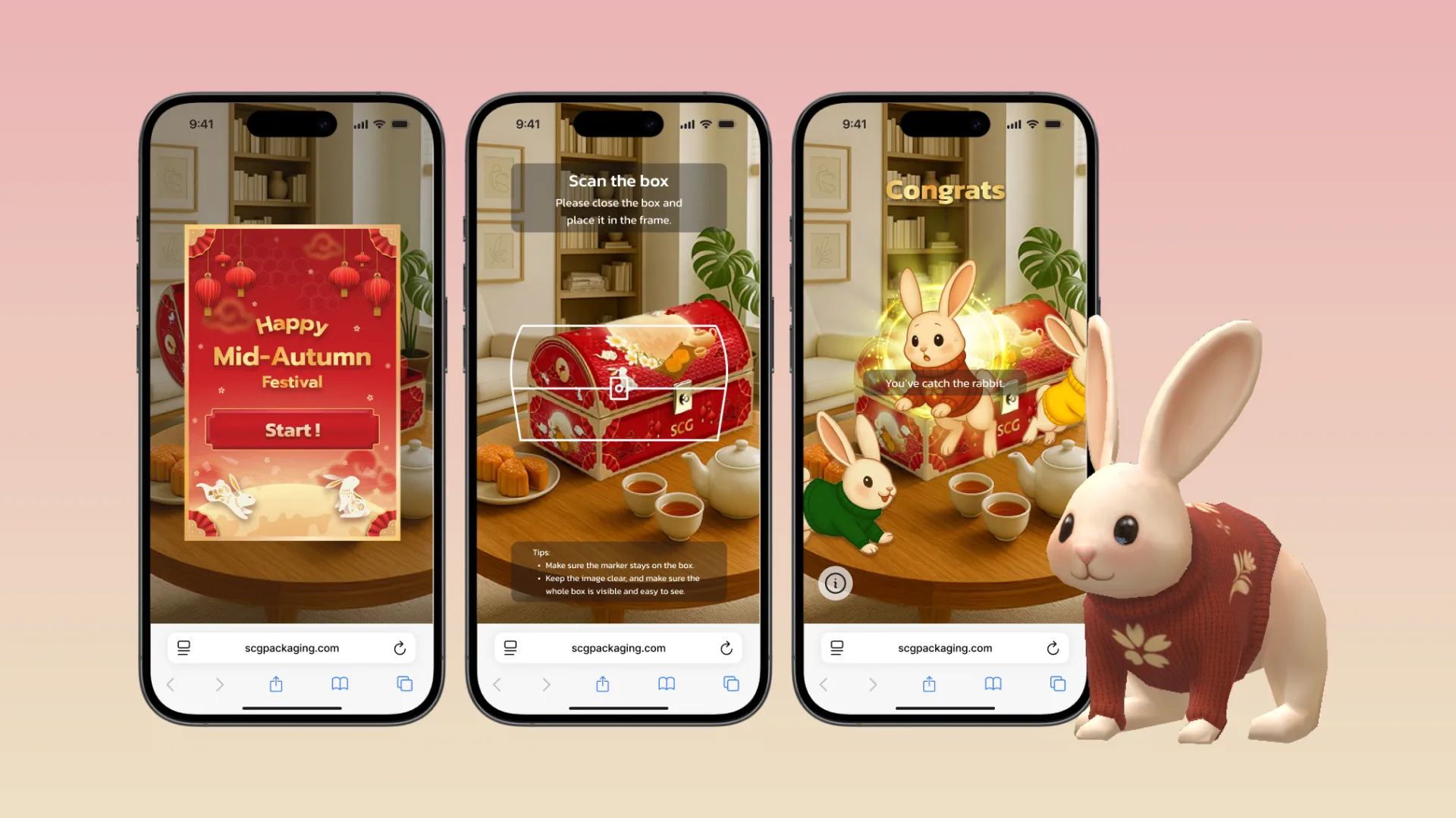 Moon Cake AR — project gallery image by Techno Brave Asia Bangkok
