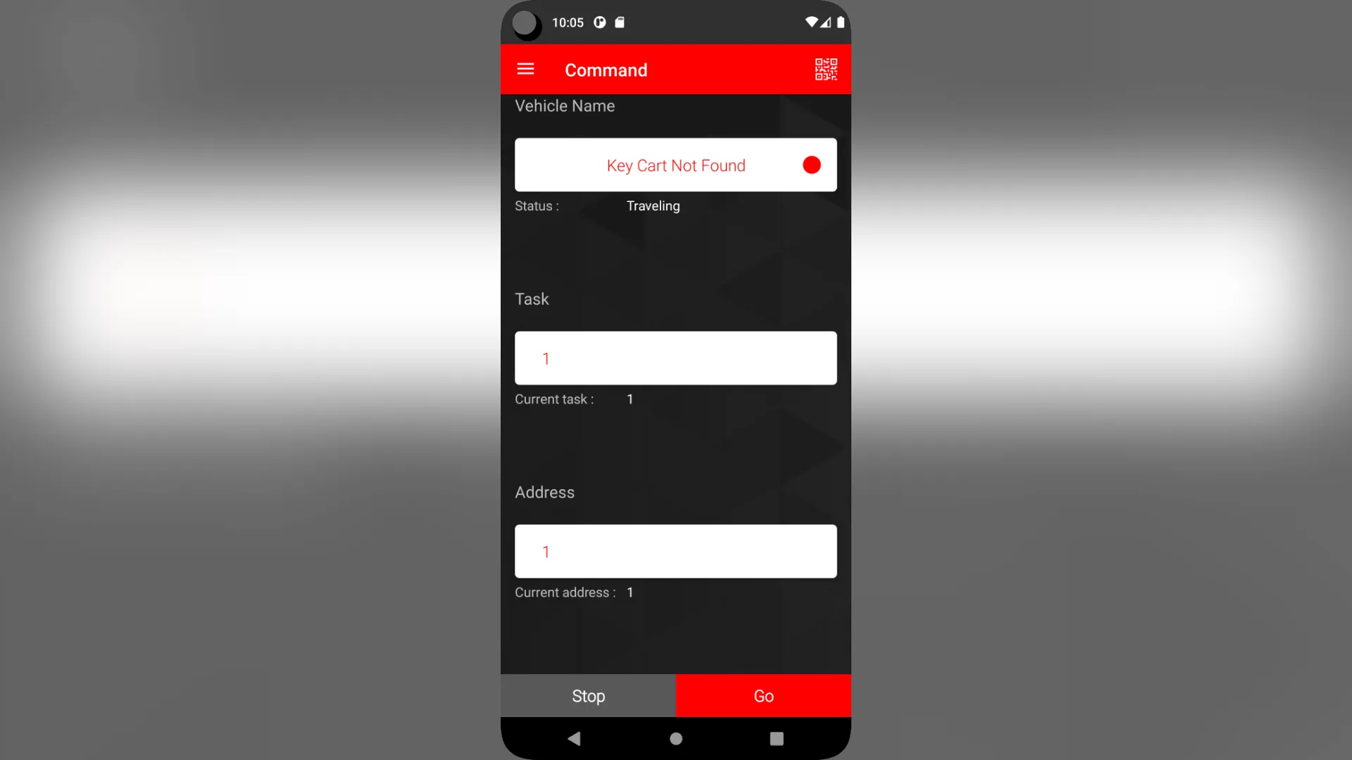 AGV Control App — project gallery image by Techno Brave Asia Bangkok