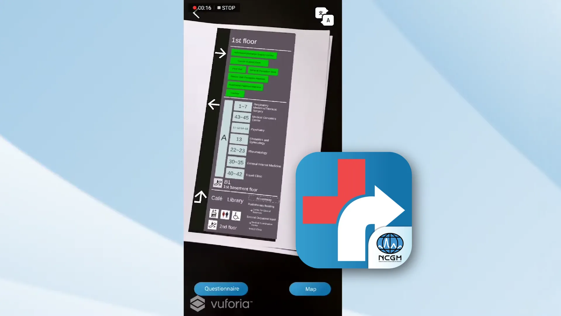 Hospital Signboard Translator AR